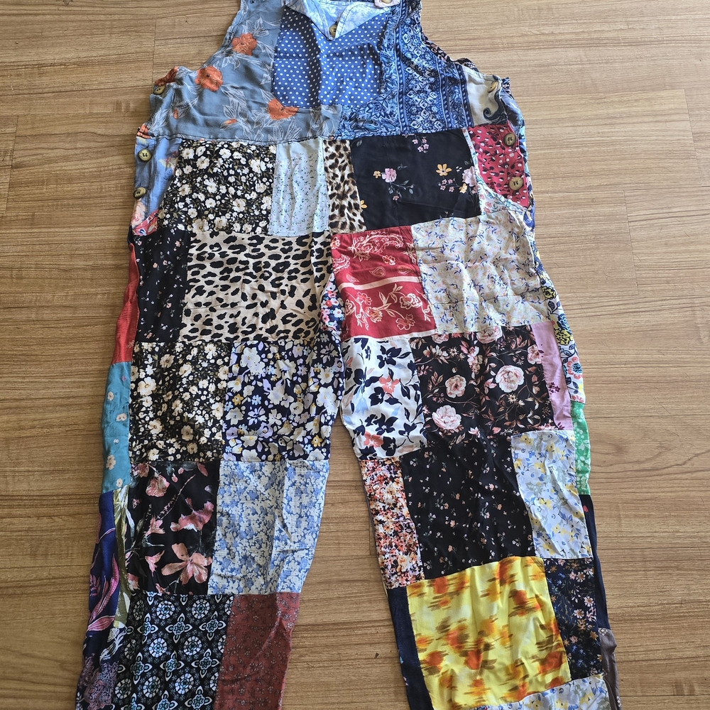 Patchwork Jumpsuit - image 1